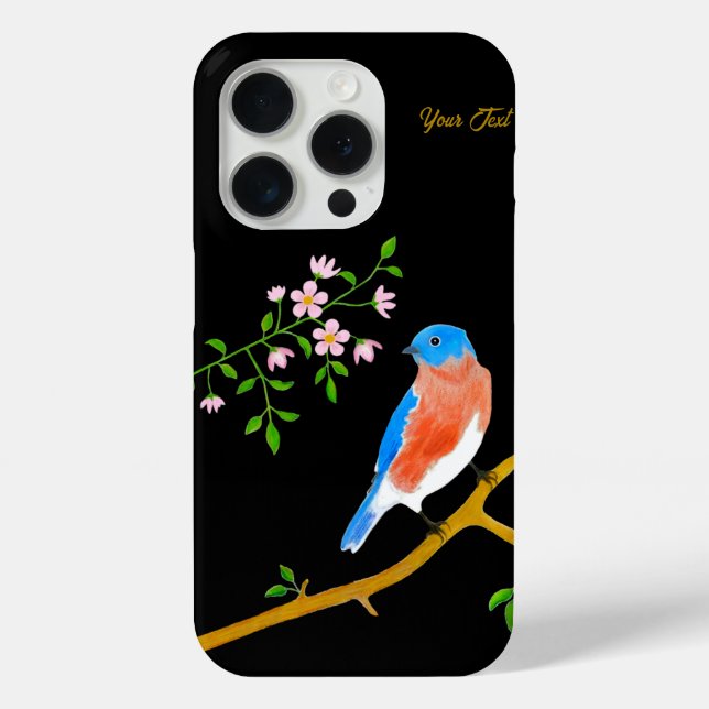 Bluebirds Case-Mate iPhone Case (Back)
