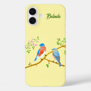 Bluebirds iPhone 16 Plus Case