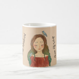 Bluebirds Girl Don't Fly Away Coffee Mug
