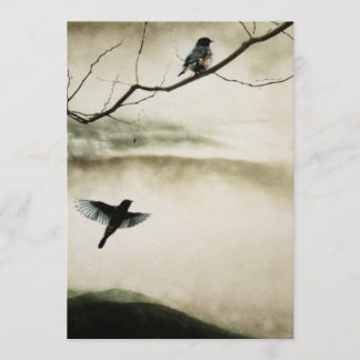 Bluebirds in Love Invitation