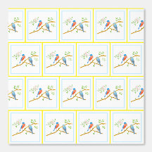 Bluebirds Peel and Stick Wallpaper