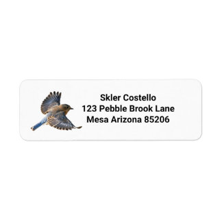Bluebirds Return Address Labels