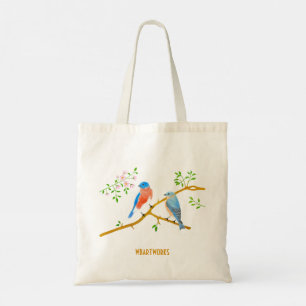 Bluebirds Tote Bag