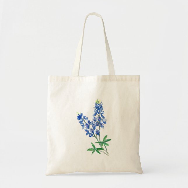 Bluebonnet 3 Tote Bag (Front)