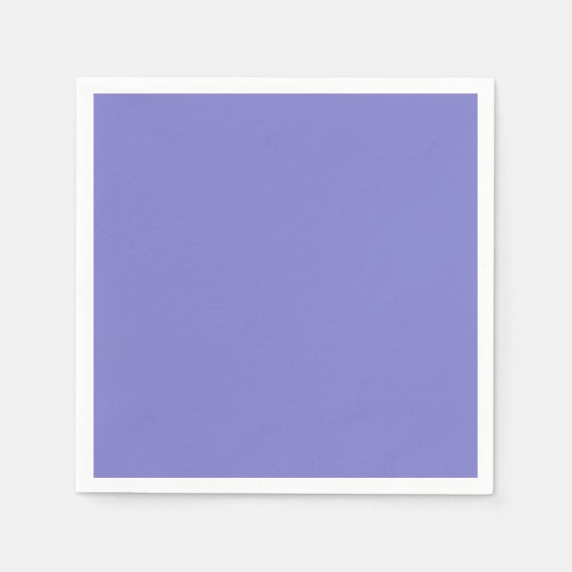 Bluebonnet Bluish-Purple solid colour Napkin (Front)