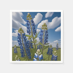 Bluebonnet Flower Paper Napkins