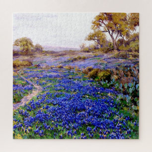 Bluebonnet Landscapes by Julian Onderdonk, Jigsaw Puzzle