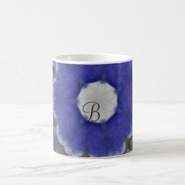 Bluebonnet Monogram Coffee Mug (Center)