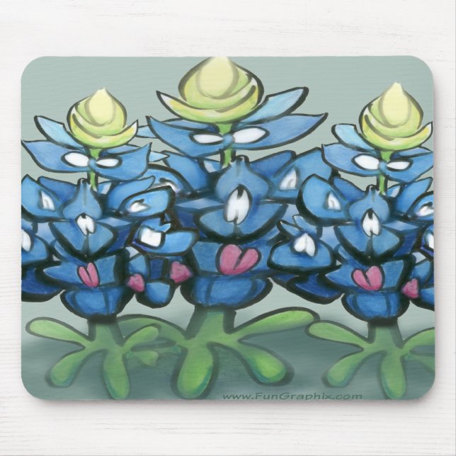 bluebonnet mouse mat (Front)