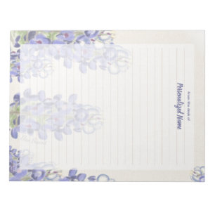 Bluebonnet Muted Lined Notepad