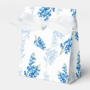 Bluebonnet on White Favour Box
