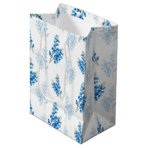 Bluebonnet Pattern Large Gift Bag