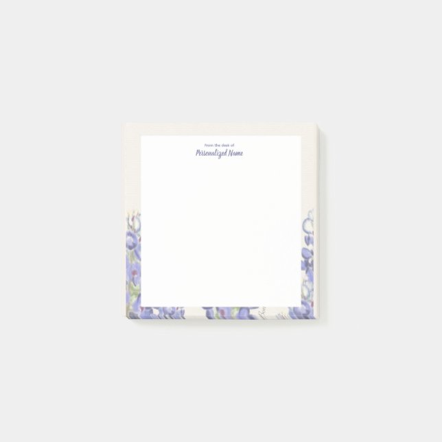Bluebonnet  post-it notes (Front)