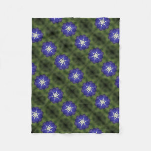 Bluebonnet Symmetry Fleece Blanket