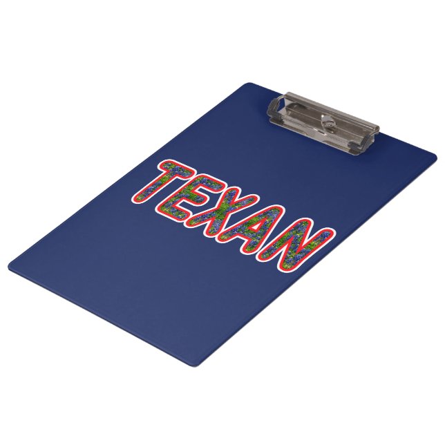 Bluebonnet Texan Clipboard (Angled)