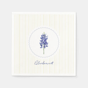 Bluebonnet, Texas Wild Flower Napkin