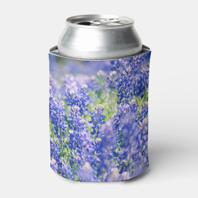 bluebonnet wildflower 2 can cooler (Can Front)