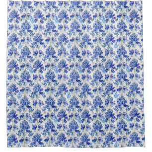 Bluebonnet Wildflower, Texas Botanical Floral Shower Curtain