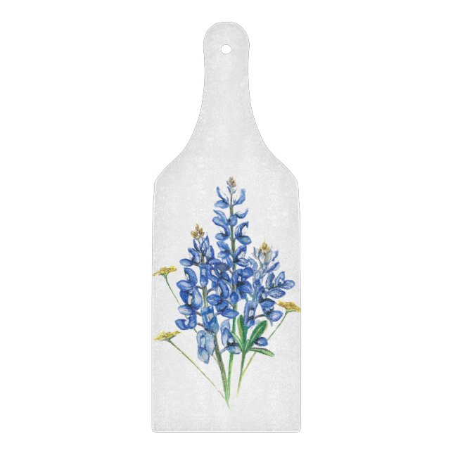 Bluebonnets and Wildflowers Cutting Board (Front)