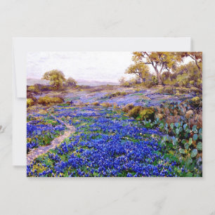 Bluebonnets at Twilight, North of San Antonio Card