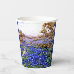 Bluebonnets at Twilight, San Antonio Paper Cups