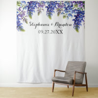 Bluebonnets Blue Floral Texas Wedding Photo Booth