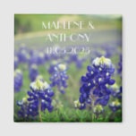 Bluebonnets Blue Flowers Texas Floral Wedding Magnet<br><div class="desc">Bluebonnets,  blue flowers,  Texas,  lone star state Wedding magnet. Perfect for birthday gift,  for them.</div>