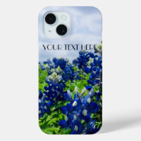 Bluebonnets Blue Flowers Texas Lupine Floral 