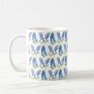Bluebonnets Blue Flowers Texas Texan Floral Coffee Mug