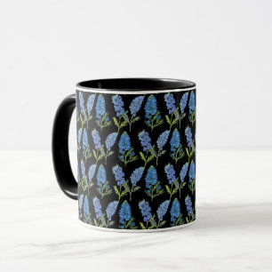 Bluebonnets Blue Flowers Texas Texan Floral  Mug