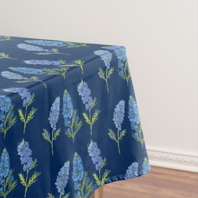Bluebonnets Blue Flowers Texas Texan Floral  Tablecloth (In Situ)