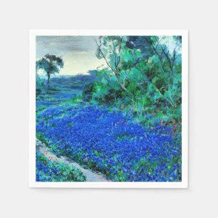 Bluebonnets in the Misty Morning Napkin