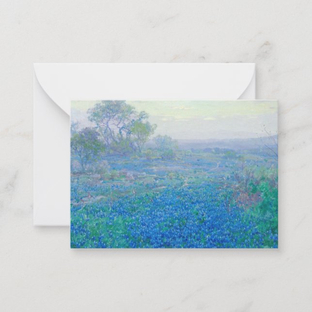 Bluebonnets near San Antonio, Texas by Onderdonk Card (Front)
