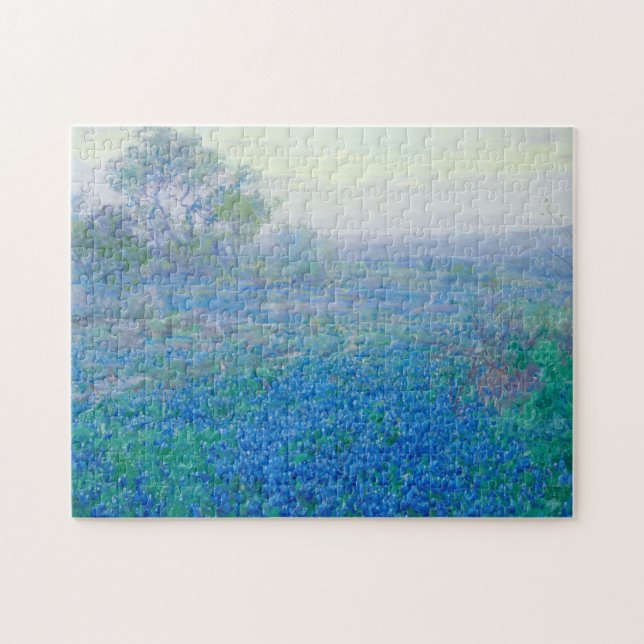 Bluebonnets near San Antonio, Texas by Onderdonk Jigsaw Puzzle (Horizontal)