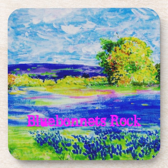 Bluebonnets Rock Coaster (Front)