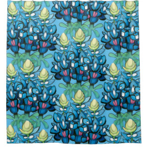 Bluebonnets Shower Curtain