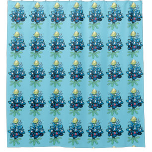 Bluebonnets Shower Curtain