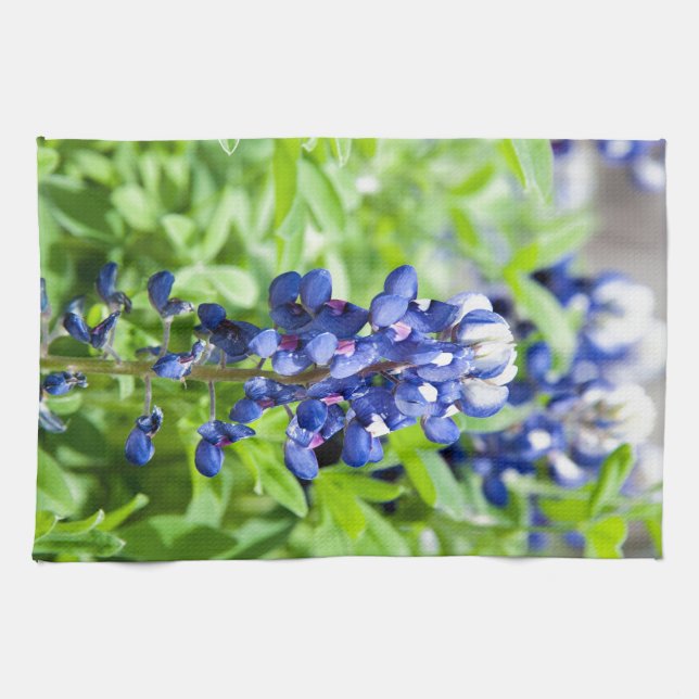 Bluebonnets Tea Towel (Horizontal)