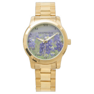 Bluebonnets Texas Flower Lupine Floral Watch