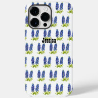 Bluebonnets Texas Flowers Wildflowers Watercolor 