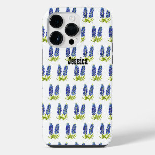 Bluebonnets Texas Flowers Wildflowers Watercolor iPhone 14 Pro Max Case