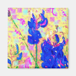 bluebonnets upclose magnet