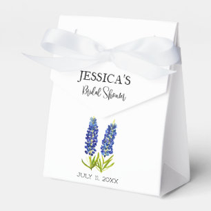Bluebonnets Wildflower Blue Flowers Bridal Shower Favour Box