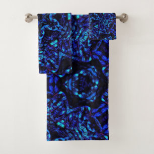 Blued Up Bath Towel Set