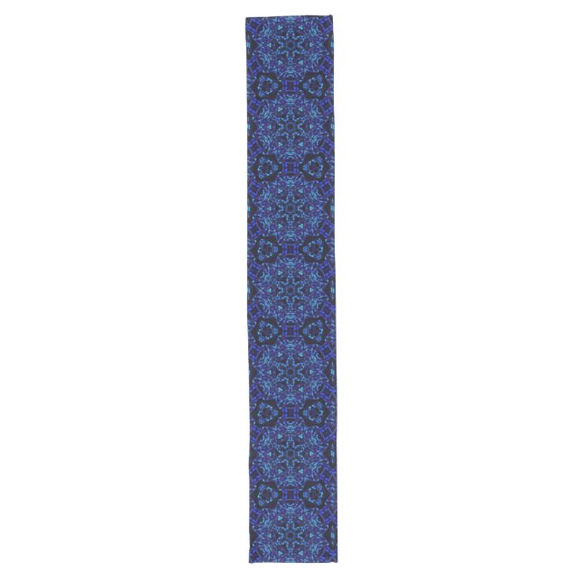 Blued Up Long Table Runner (Front)
