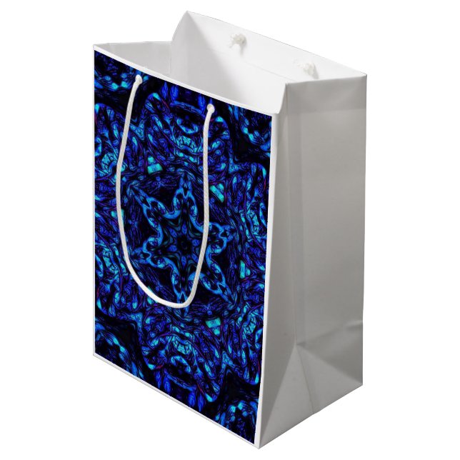 Blued Up Medium Gift Bag (Front Angled)