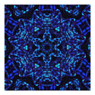 Blued Up Photo Print