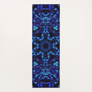 Blued Up Yoga Mat