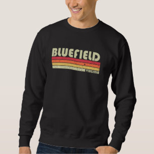 Bluefield Va Virginia Funny City Home Roots  Retro Sweatshirt