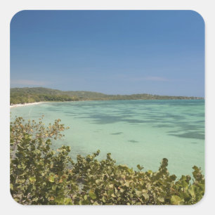 Bluefields, Jamaica Southwest Coast Square Sticker